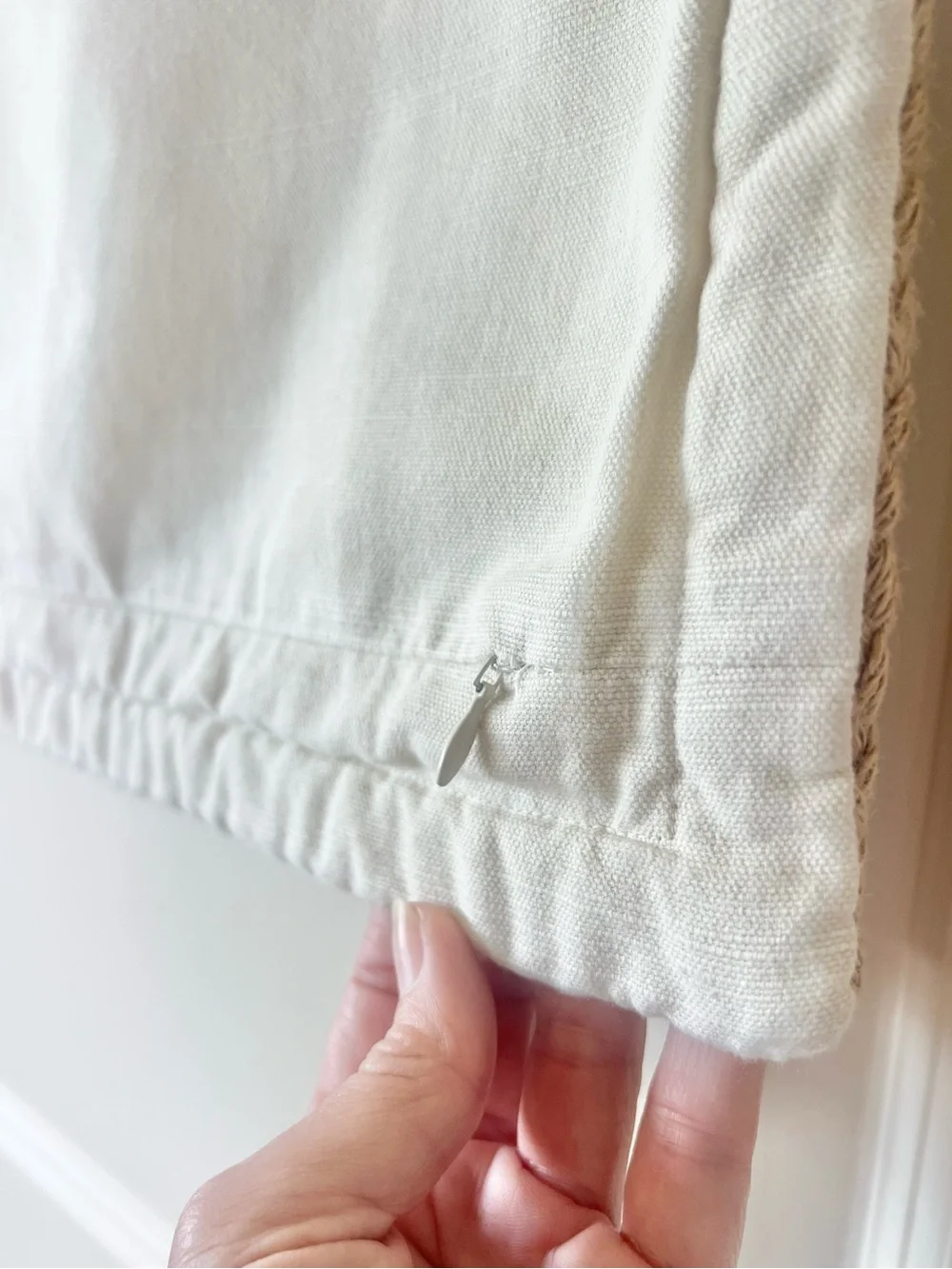 Vintage Pottery Barn Blue Green Floral Crewel Work Embroidered Pillow Sham 2018